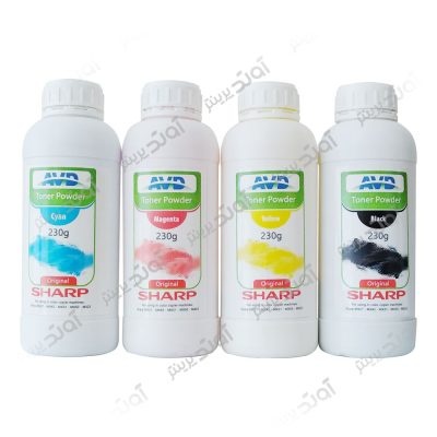 ست چهار رنگ تونر شارژ شارپ Sharp 230g